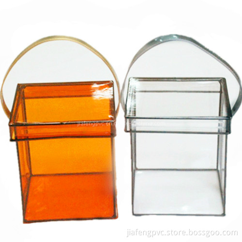 Clear PVC Square Bag with Retort Stand and Dividual Cover